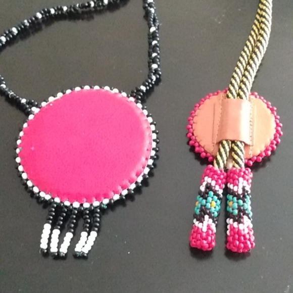 Vintage Indian Seed Bead Necklaces - Picture 3 of 5